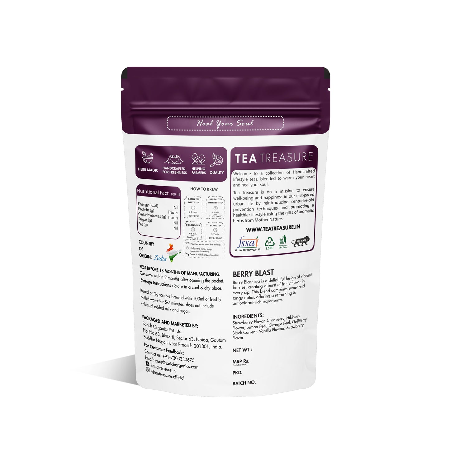 Berry Blast Fruit Tea - Sorich