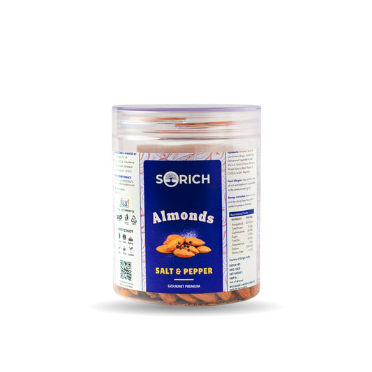 Salted & Black pepper Almonds