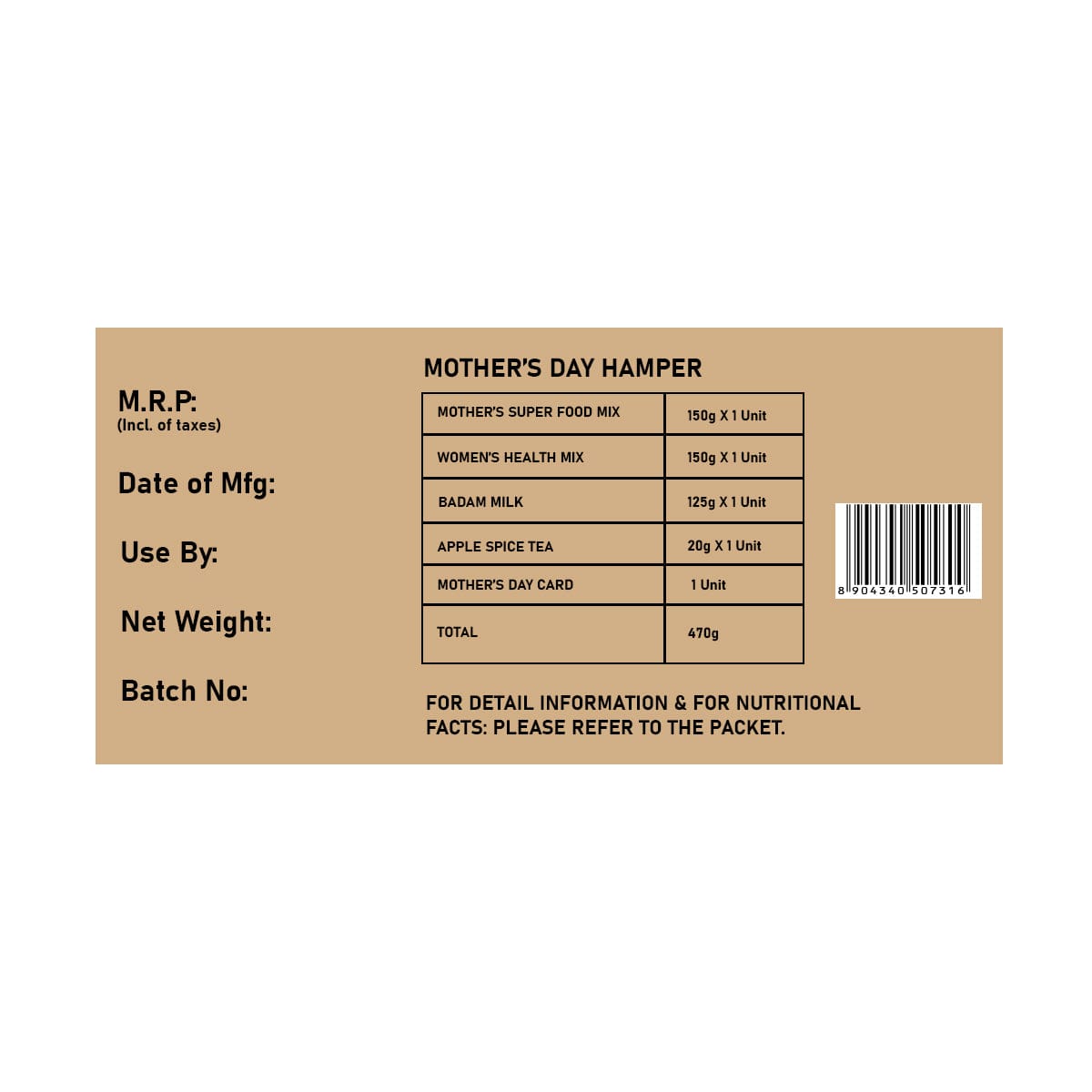 Mother Day Gift Hamper back image