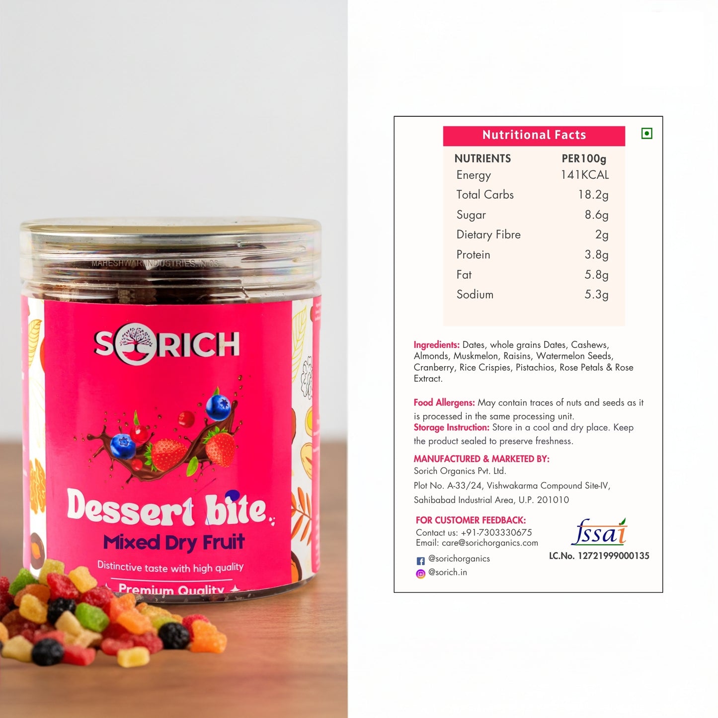 Mixed Dry Fruits Bites