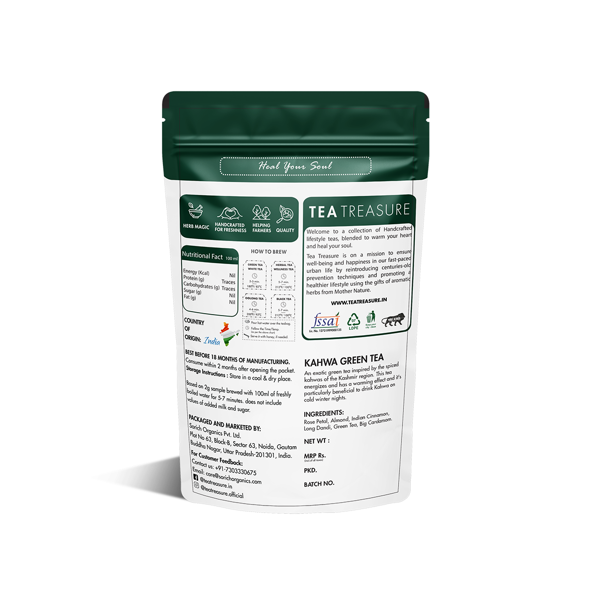 Kahwa Green Tea - Sorich