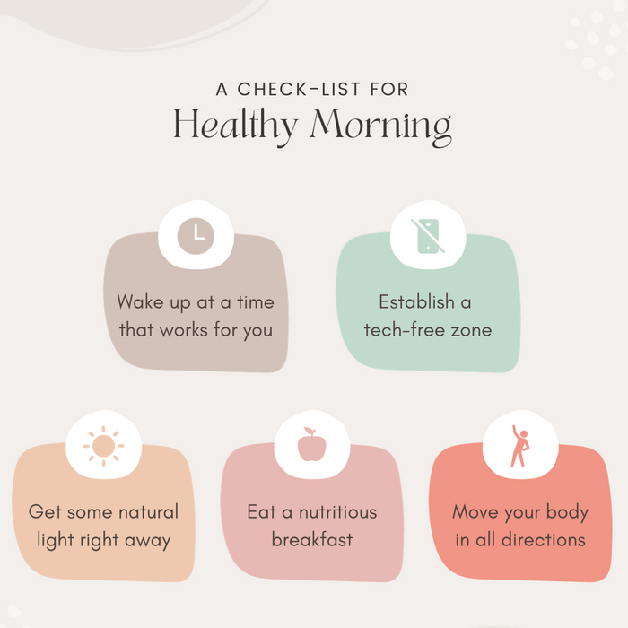 Start Your Day Right: A Checklist for a Healthy Morning - Sorich