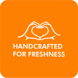 handcrafted for freshness