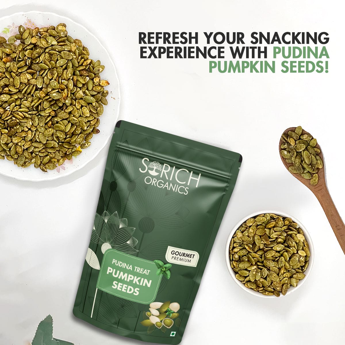 Pudina Treat Pumpkin Seeds - Sorich