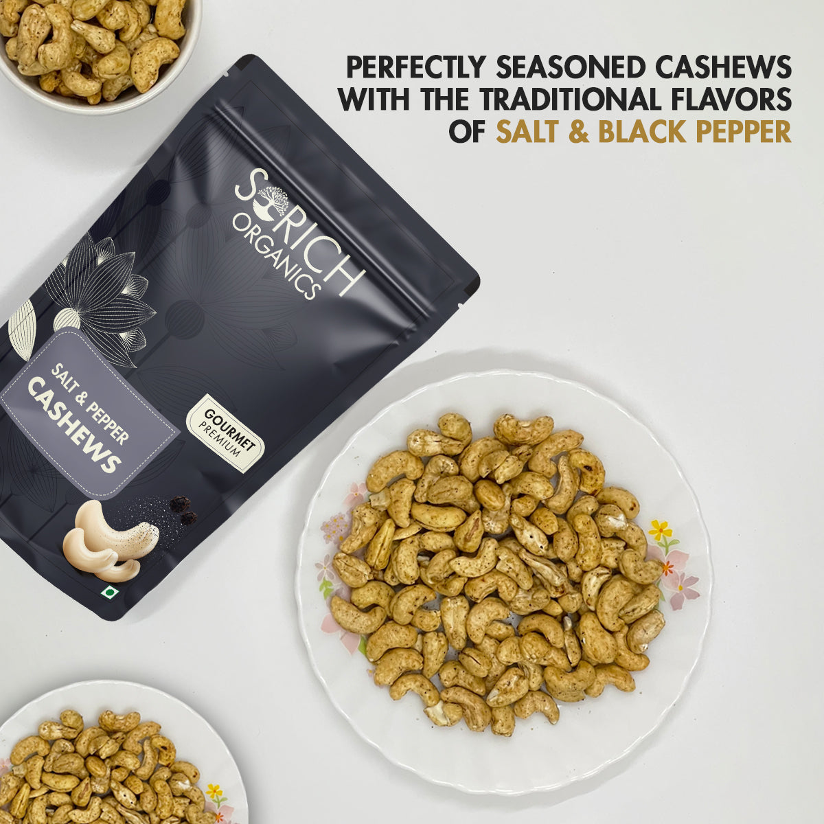 Salted & Black Pepper Cashew - Sorich