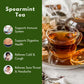Sorich Organics Spearmint  Tea 100g | Refreshing Tea | Rich in Antioxidants | Aids Digestion & Relaxation | Pure & Natural Loose Leaf Tea