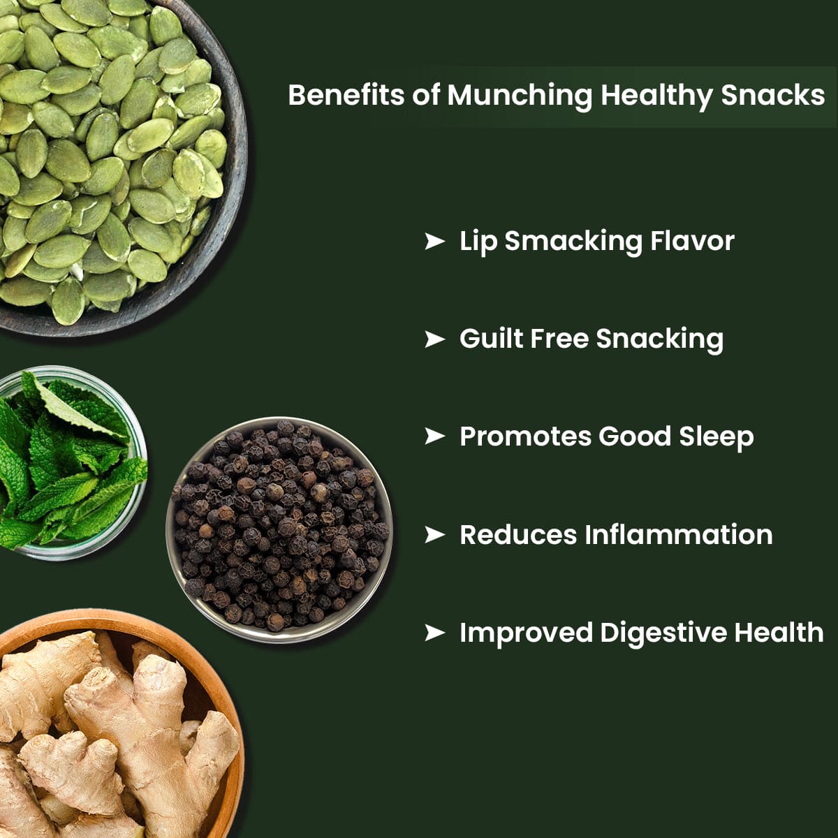 Pudina Treat Pumpkin Seeds - Sorich