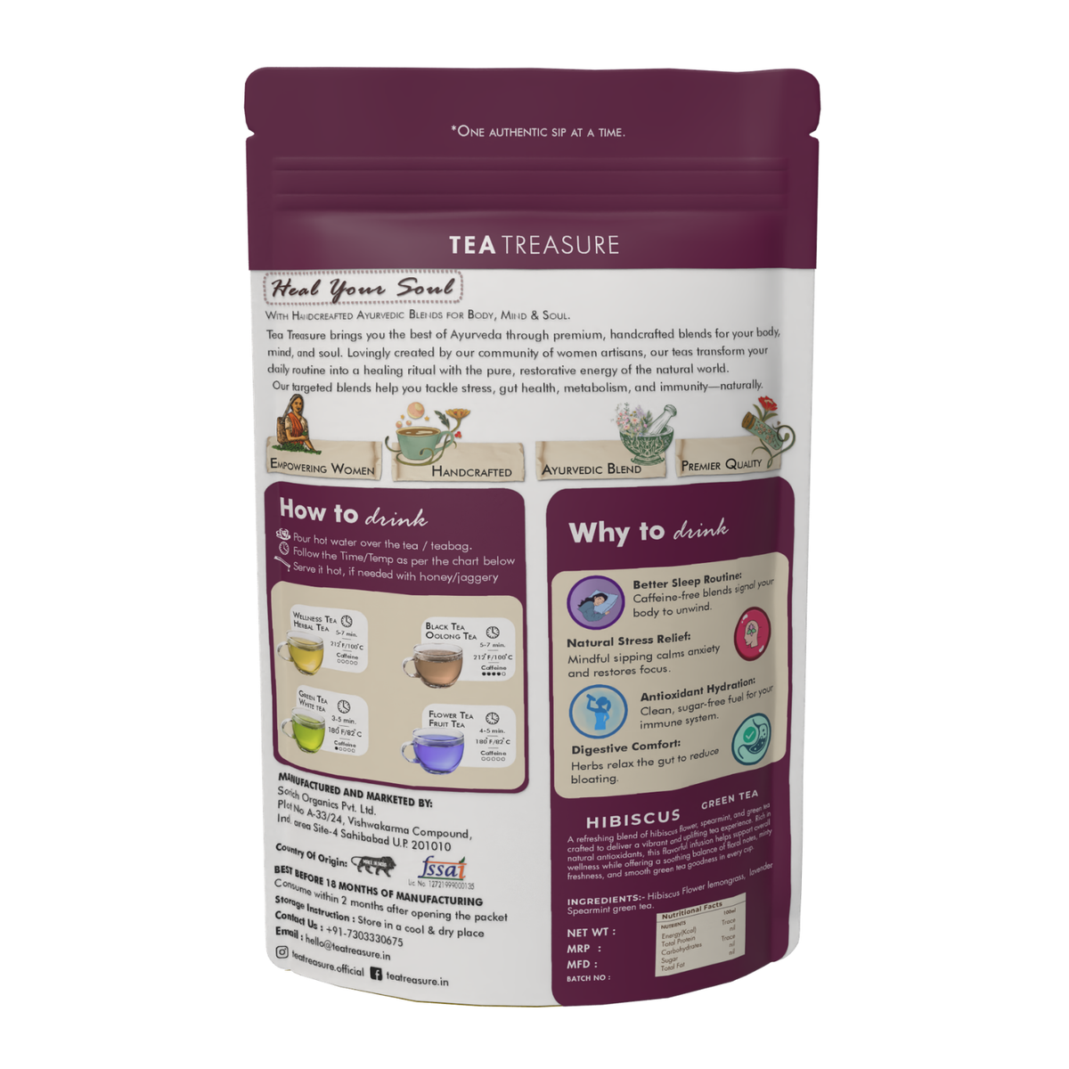 Hibiscus Green Tea