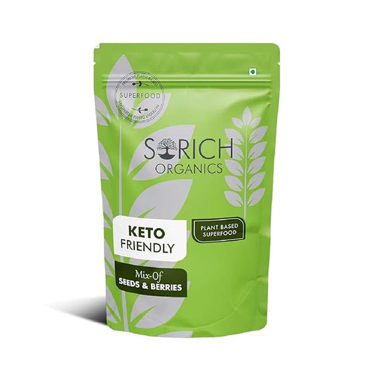 Sorich Organics Keto Mix 200g | Low Carb Keto Snacks | High Protein Healthy Snack | Vegan & Gluten Free | Suitable for Keto Diet | Perfect for Weight Management & Active Lifestyle