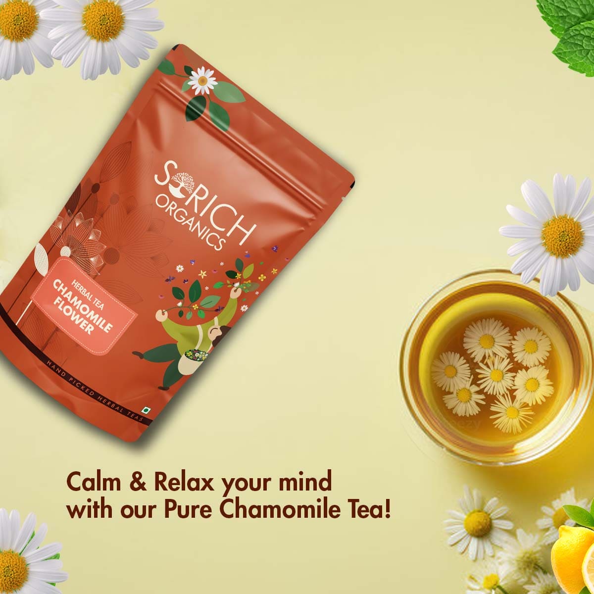 Chamomile Flower Herbal Tea