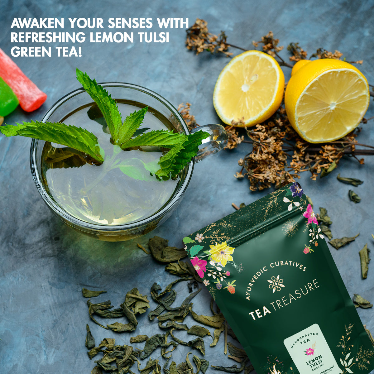 Lemon tulsi Green Tea - Sorich