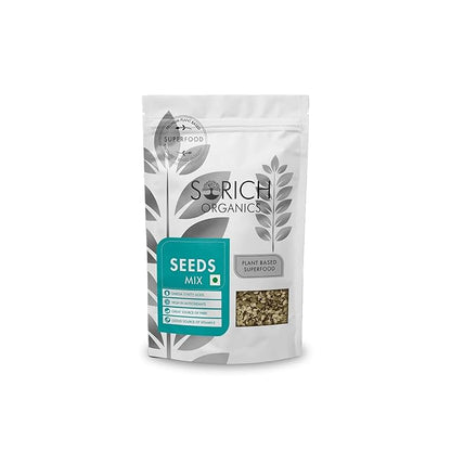 Sorich Organics 6-in-1 Seed Mix | Healthy Seeds | Healthy Snacks | Natural Mixed Seeds, Hair Growth | High Protein|Diet Food | Vegan | Gluten Free