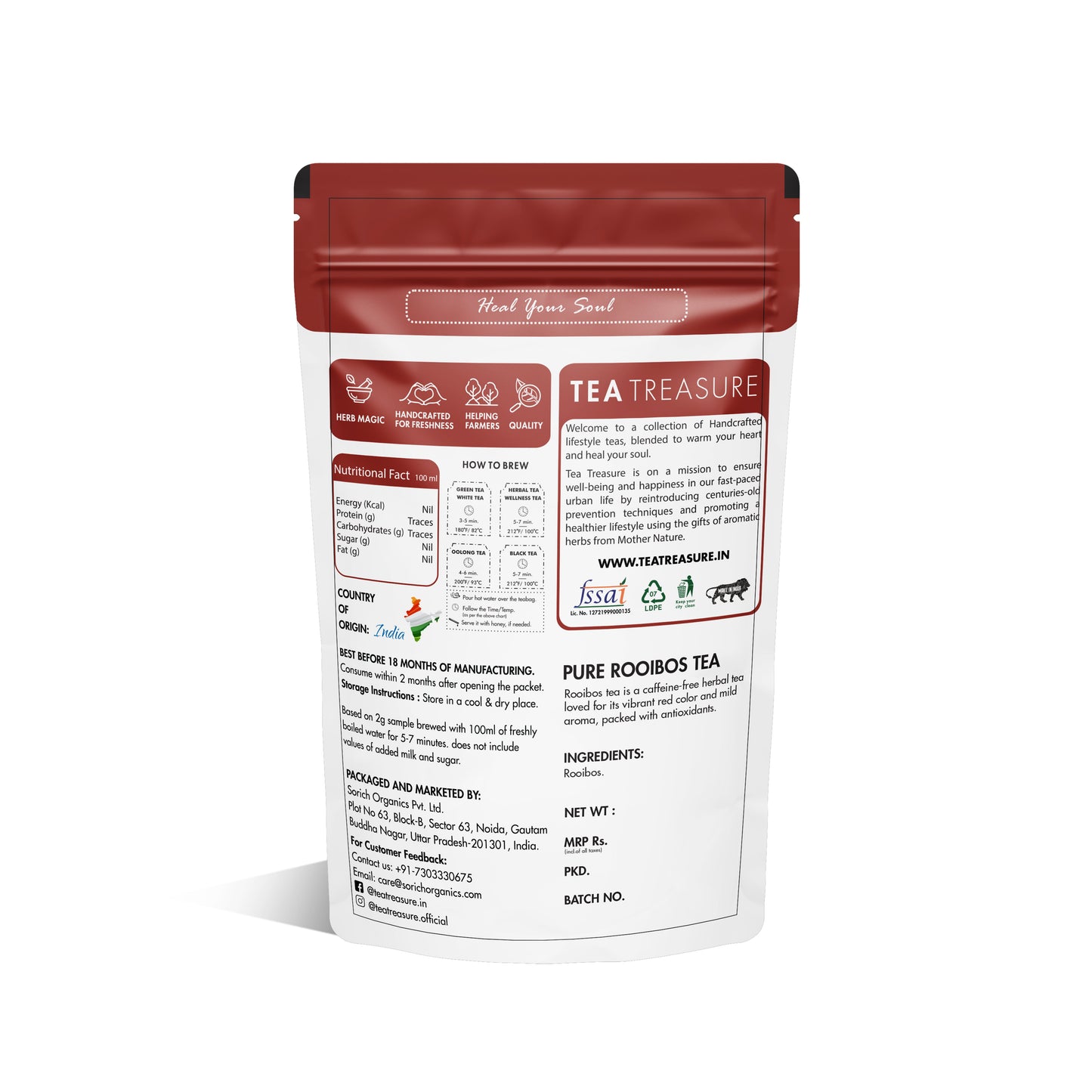 Pure Rooibos Tea - Sorich