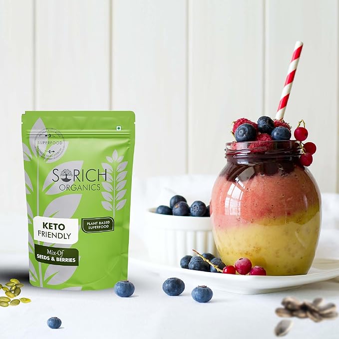 Sorich Organics Keto Mix 200g | Low Carb Keto Snacks | High Protein Healthy Snack | Vegan & Gluten Free | Suitable for Keto Diet | Perfect for Weight Management & Active Lifestyle