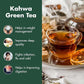Tea Treasure Kashmiri Kahwa A Blend of Green Tea, Cinnamon, Cardemom, Saffron Strand, Improves Digestion & Boost Energy, Loose Leaf, 50 g, Pack of 2