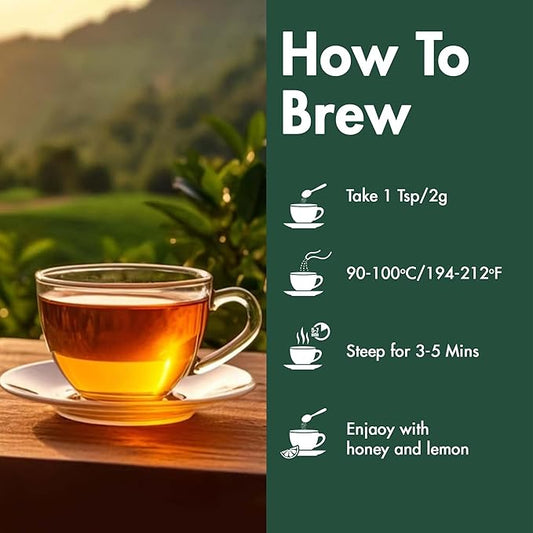 Tea Treasure Kashmiri Kahwa A Blend of Green Tea, Cinnamon, Cardemom, Saffron Strand, Improves Digestion & Boost Energy, Loose Leaf, 50 g, Pack of 2