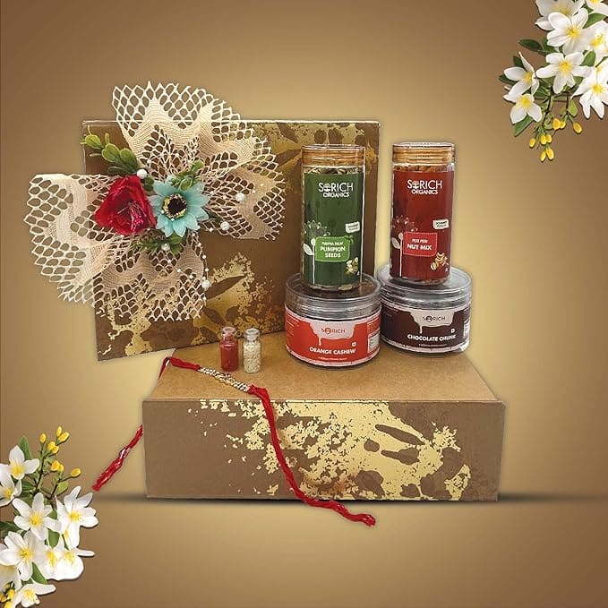 Rakhi Indulgence Gift Box  ( Pack of 4 )