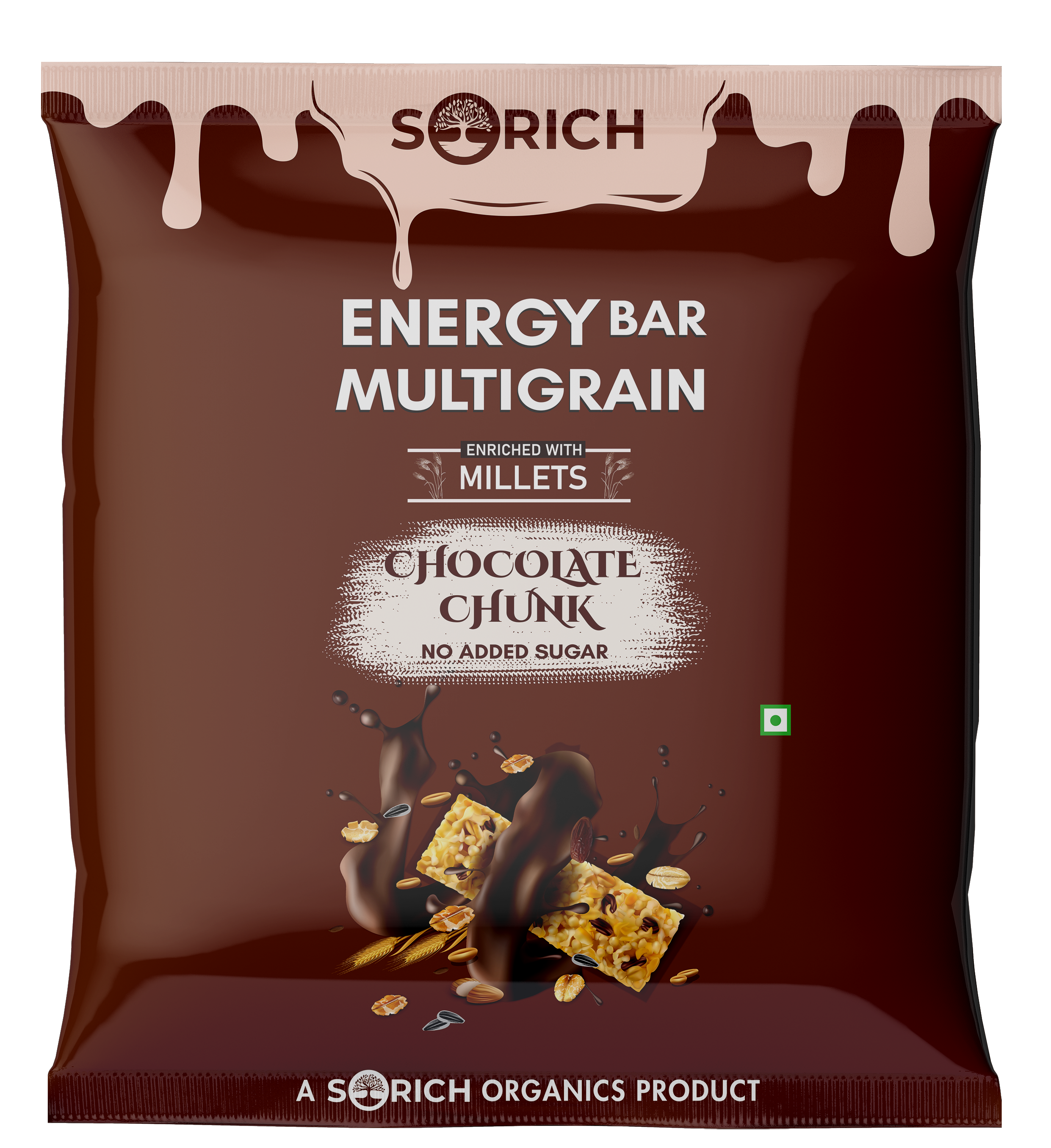 Mini Multigrain Energy Chocolate Chunk Bar - Sorich
