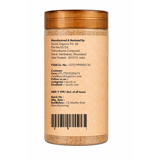 Sorich Organics Cassia Cinnamon Powder (Dalchini) 100g – Strong & Aromatic Dalchini Powder for Tea, Coffee, Baking & Cooking