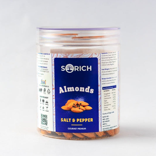 Salted & Black pepper Almonds