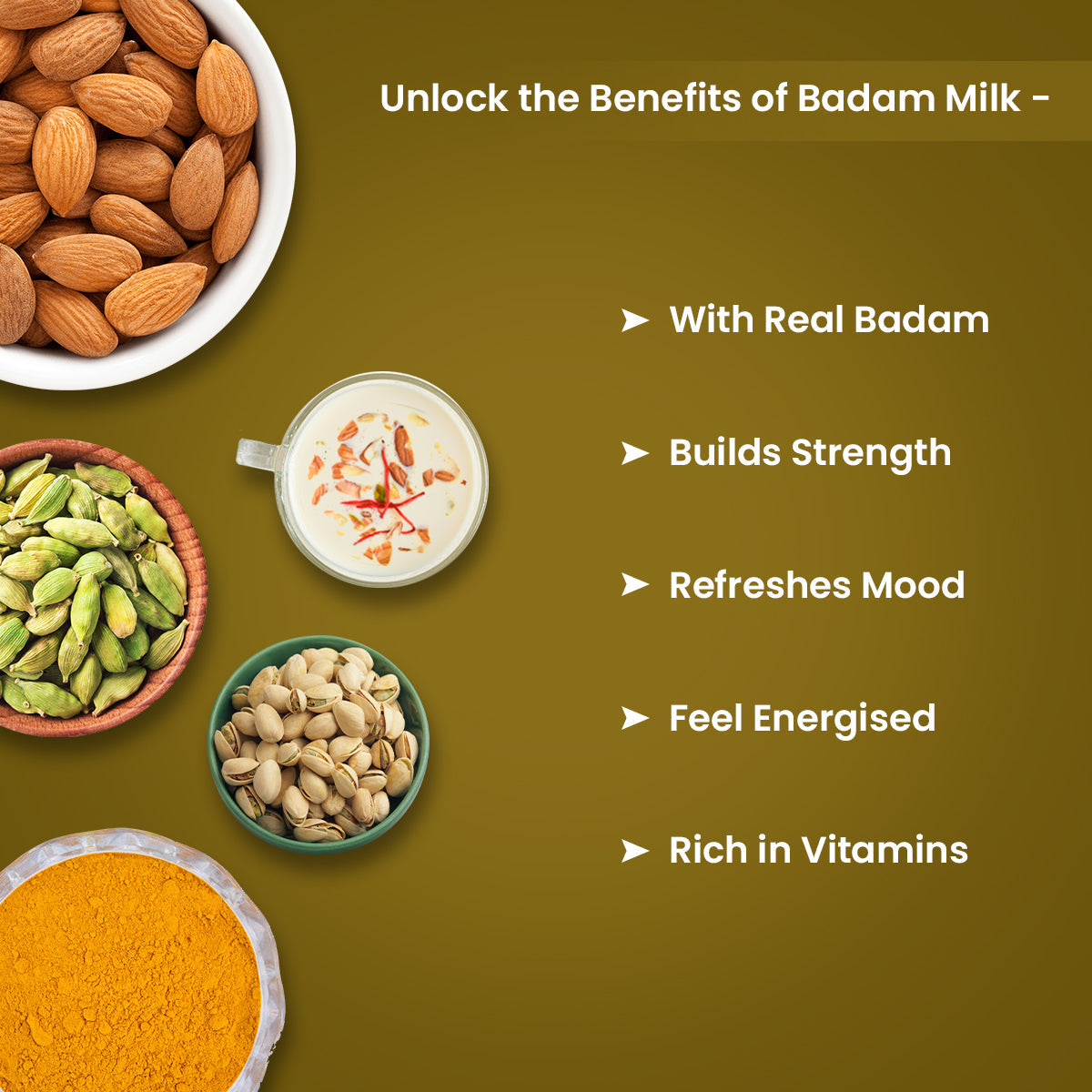 Badam Milk 300 gm - Sorich