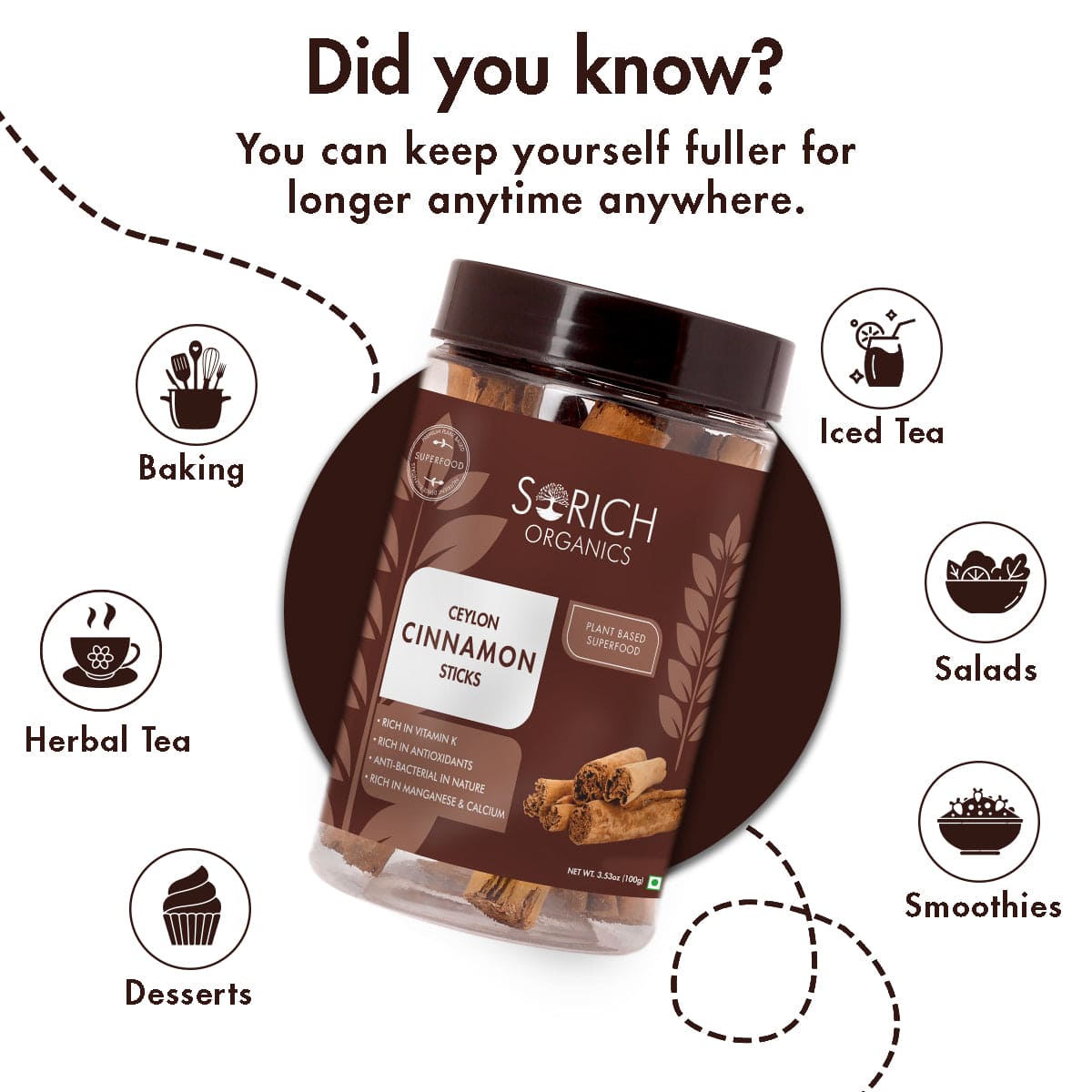 Sri Lankan Ceylon Cinnamon Sticks - Sorich