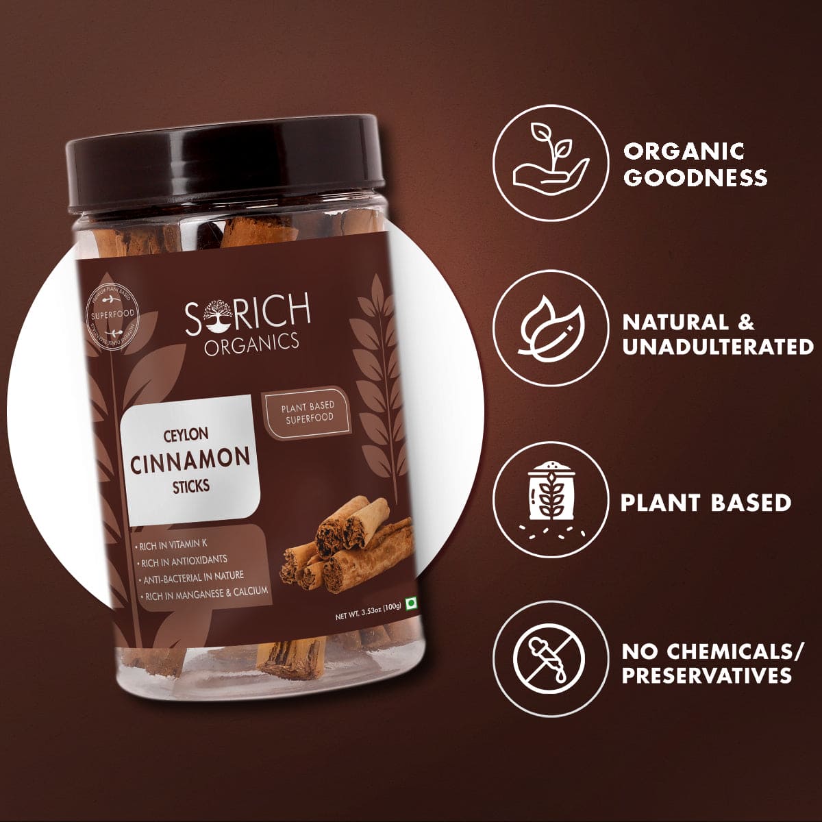 Sri Lankan Ceylon Cinnamon Sticks - Sorich