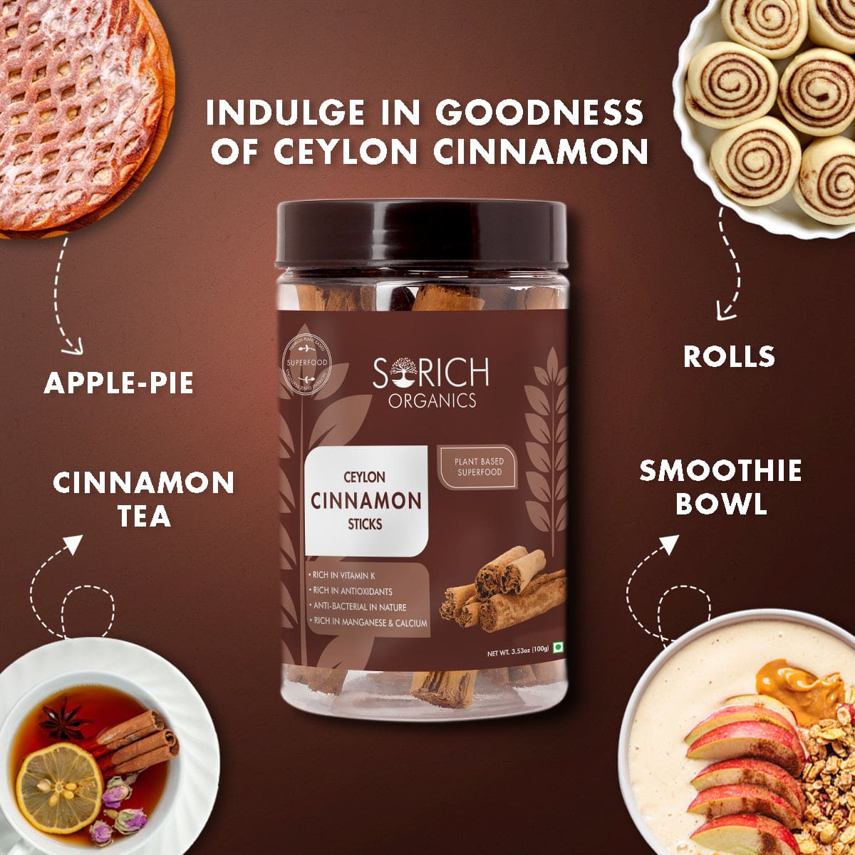 Sri Lankan Ceylon Cinnamon Sticks - Sorich