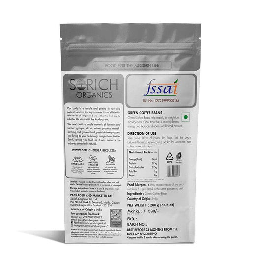 Green Coffee Beans Powder