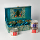 Regal Indulgence Box Peri Peri Nut Mix & Black Papper Cashew & Peri Peri Seeds mix Each 150 Gm Pack of 3 Diwali Gift Pack of 3