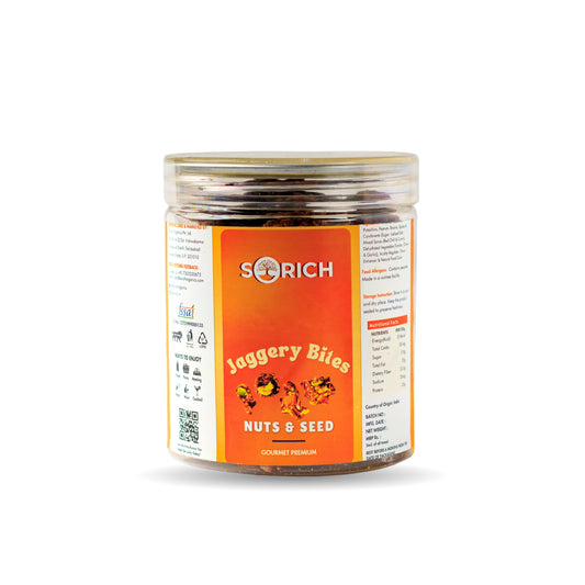 Jaggery Nut & seed Bites – A Wholesome, Natural & Guilt-Free Sweet Treat for Everyday Snacking