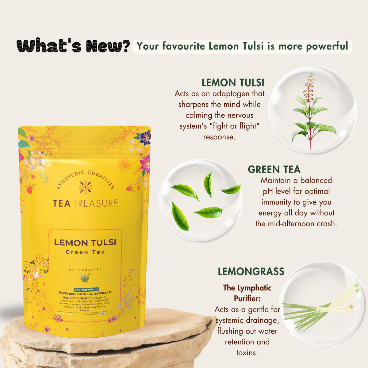 Lemon tulsi Green Tea