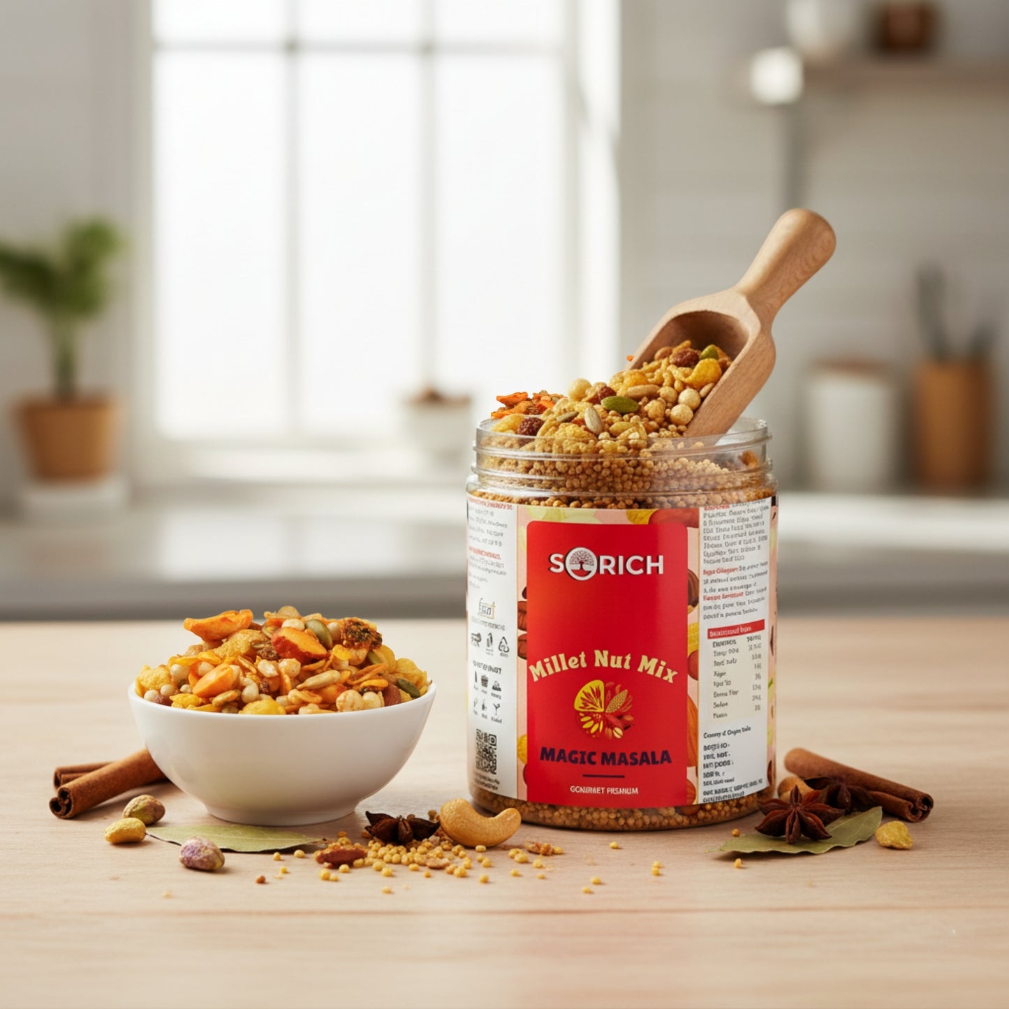 Millet Nut Mix – Magic Masala Crunchy & Healthy Snack