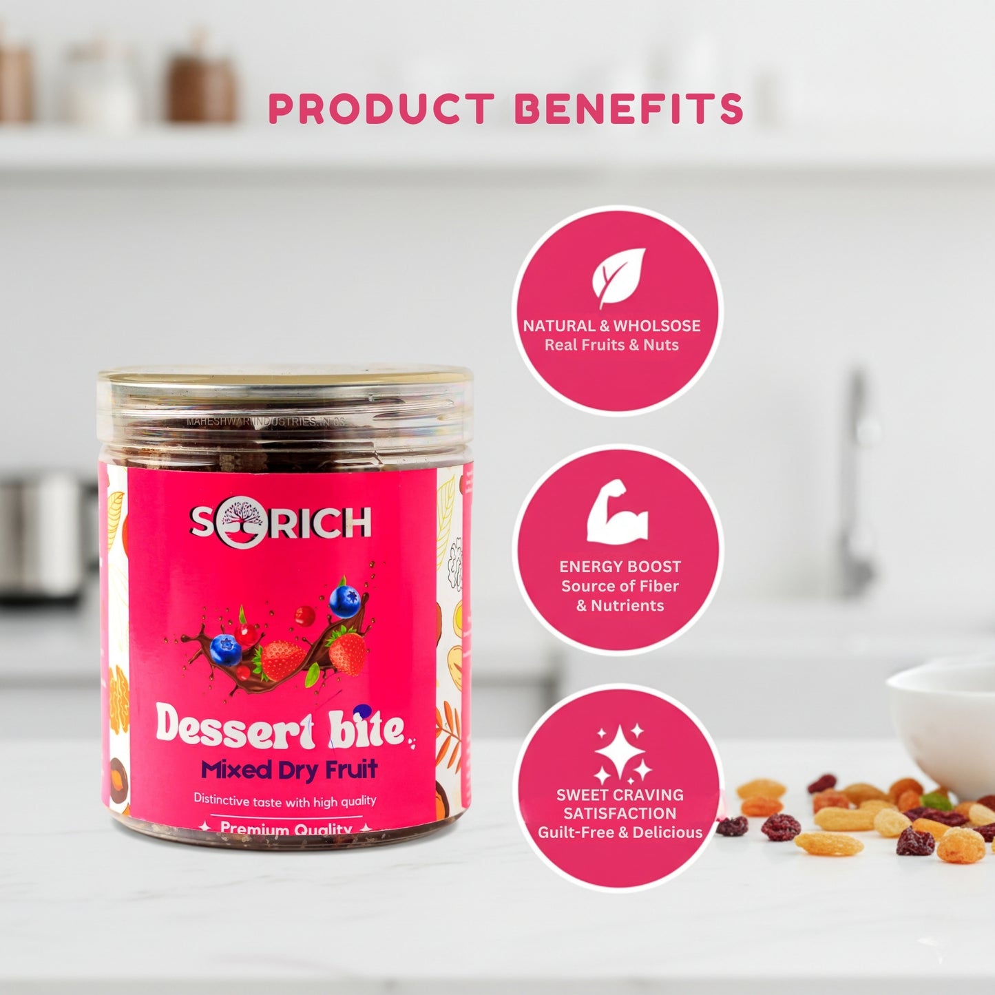 Mixed Dry Fruits Bites