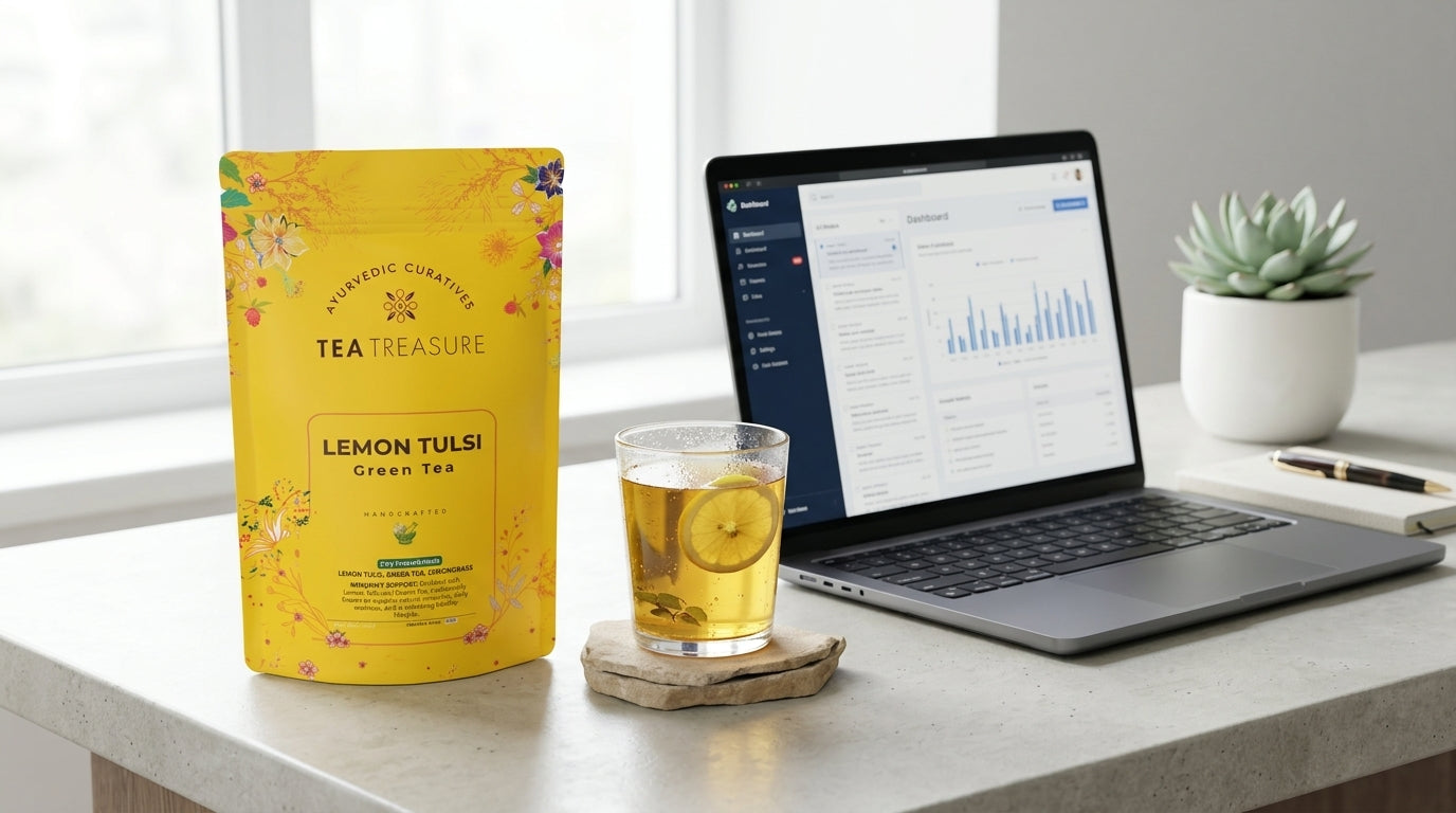 Lemon tulsi Green Tea