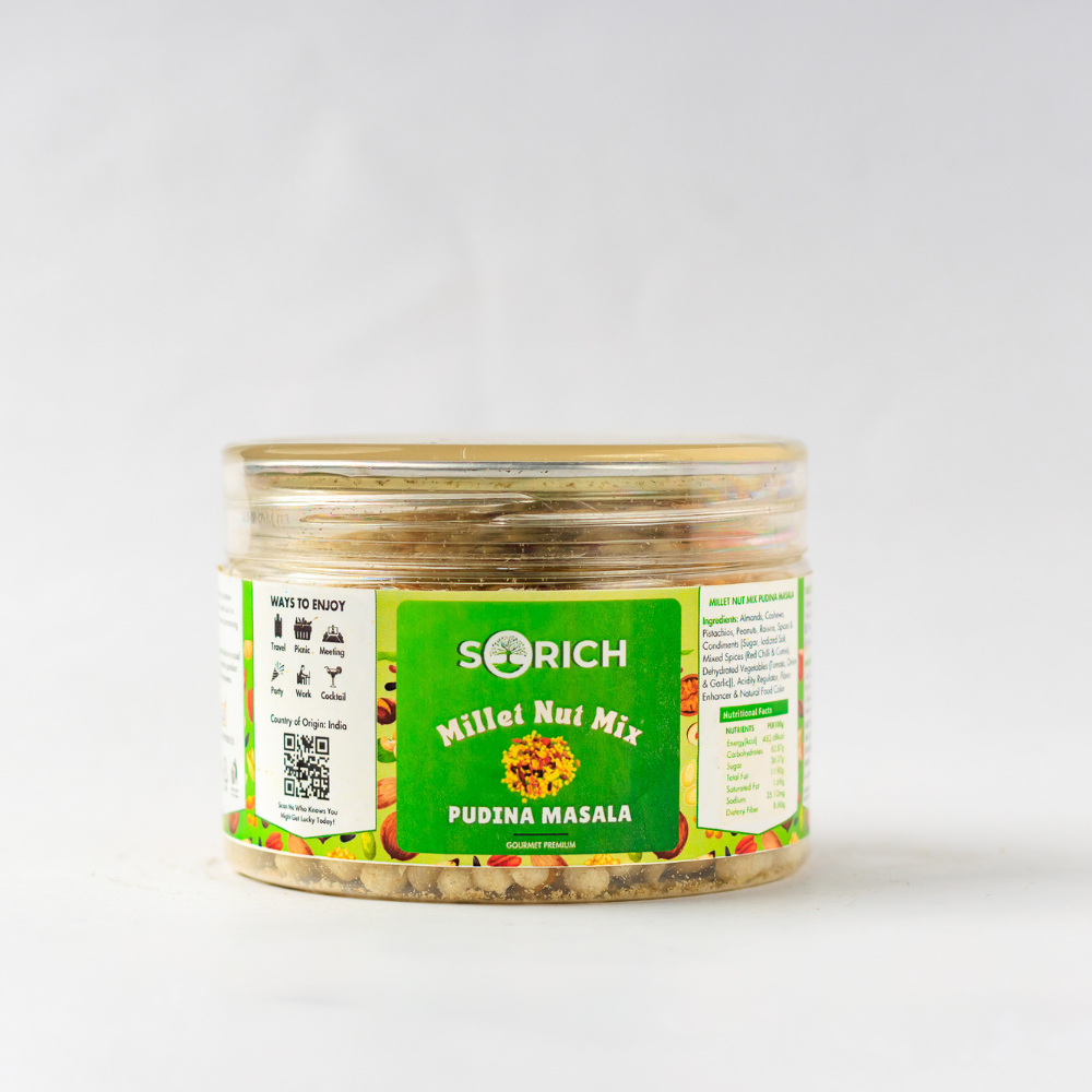 Millet Nut Mix – Pudina Masala Crunchy & Healthy Snack