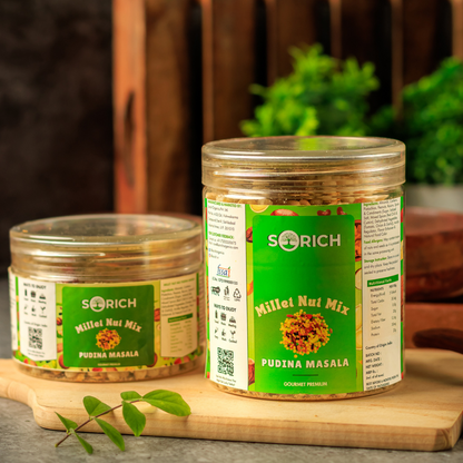 Millet Nut Mix – Pudina Masala Crunchy & Healthy Snack