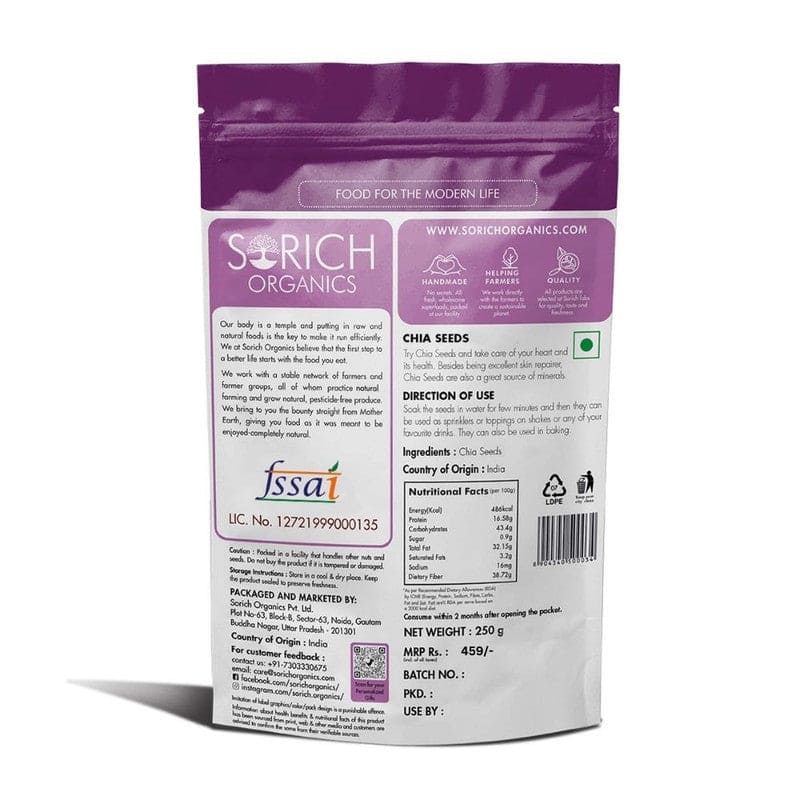 chia seed plant based protein Shop Organic Chia Seeds Online