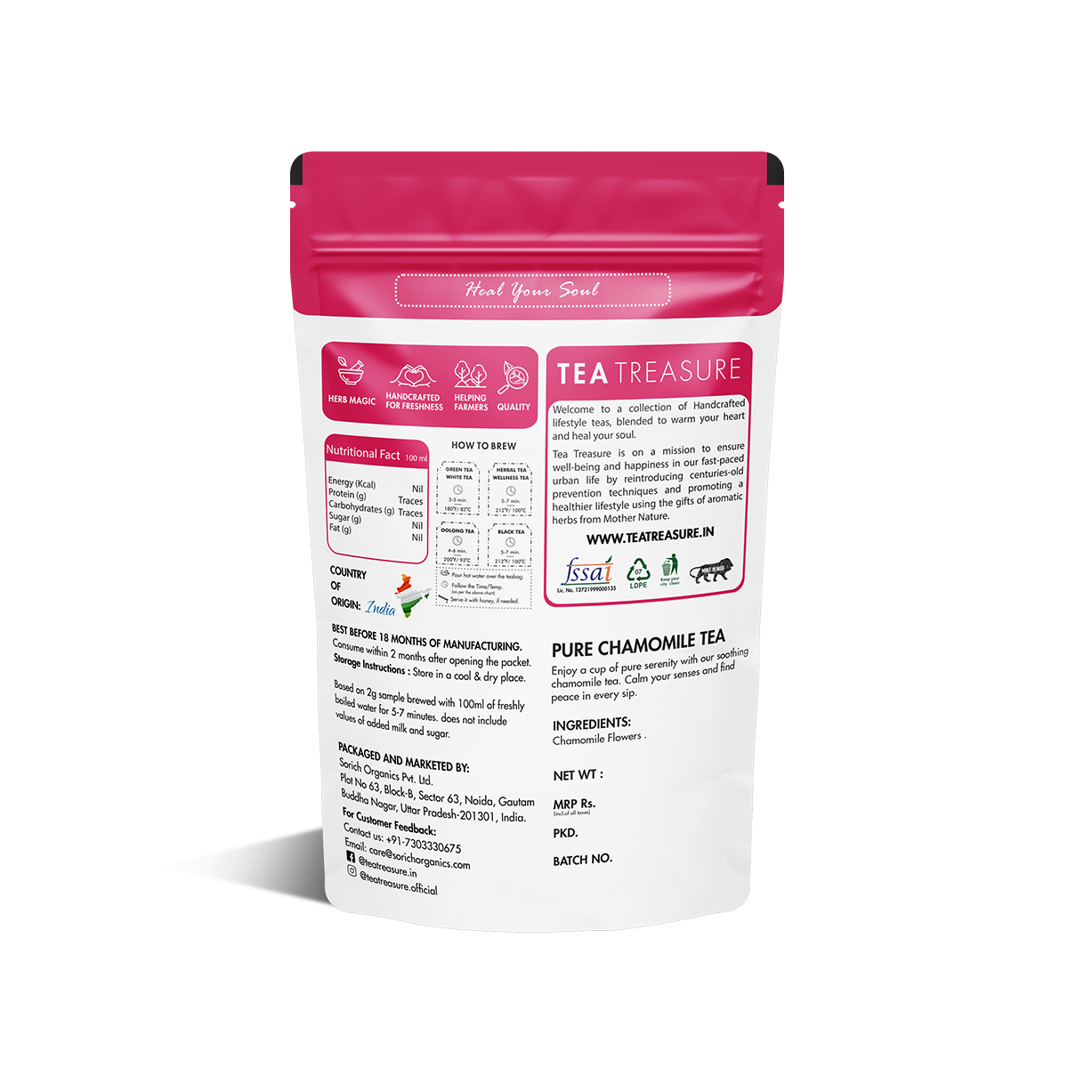 Pure Chamomile Tea - Sorich