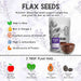 Raw Sunflower Seeds 400 gm Flax Seed 400 gm Combo Pack - 800 gm - Sorich