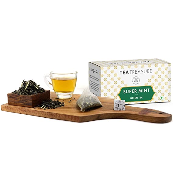 super mint green tea bags online