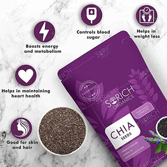 Chia Seeds and Sunflower Seeds health benefits