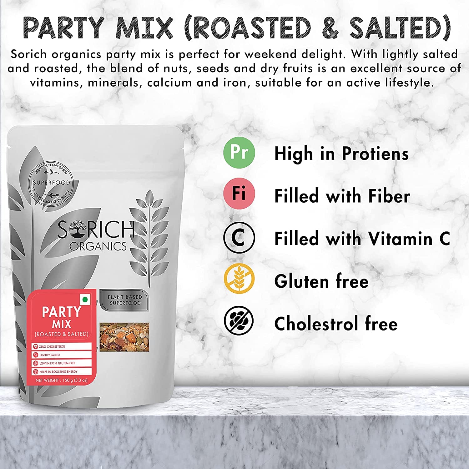 party mix roasted and salted health benefits
