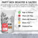 party mix roasted and salted health benefits
