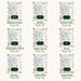green tea samplers of 18 different tea 