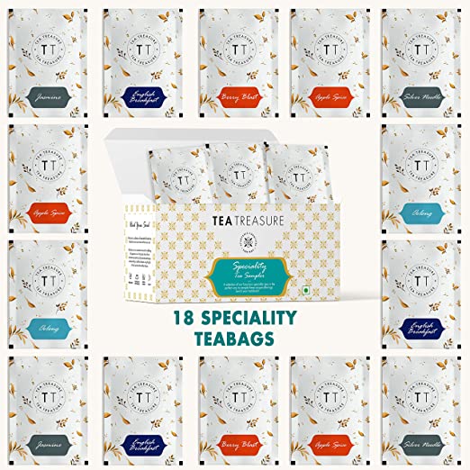 speciality tea samplers 18 tea bags