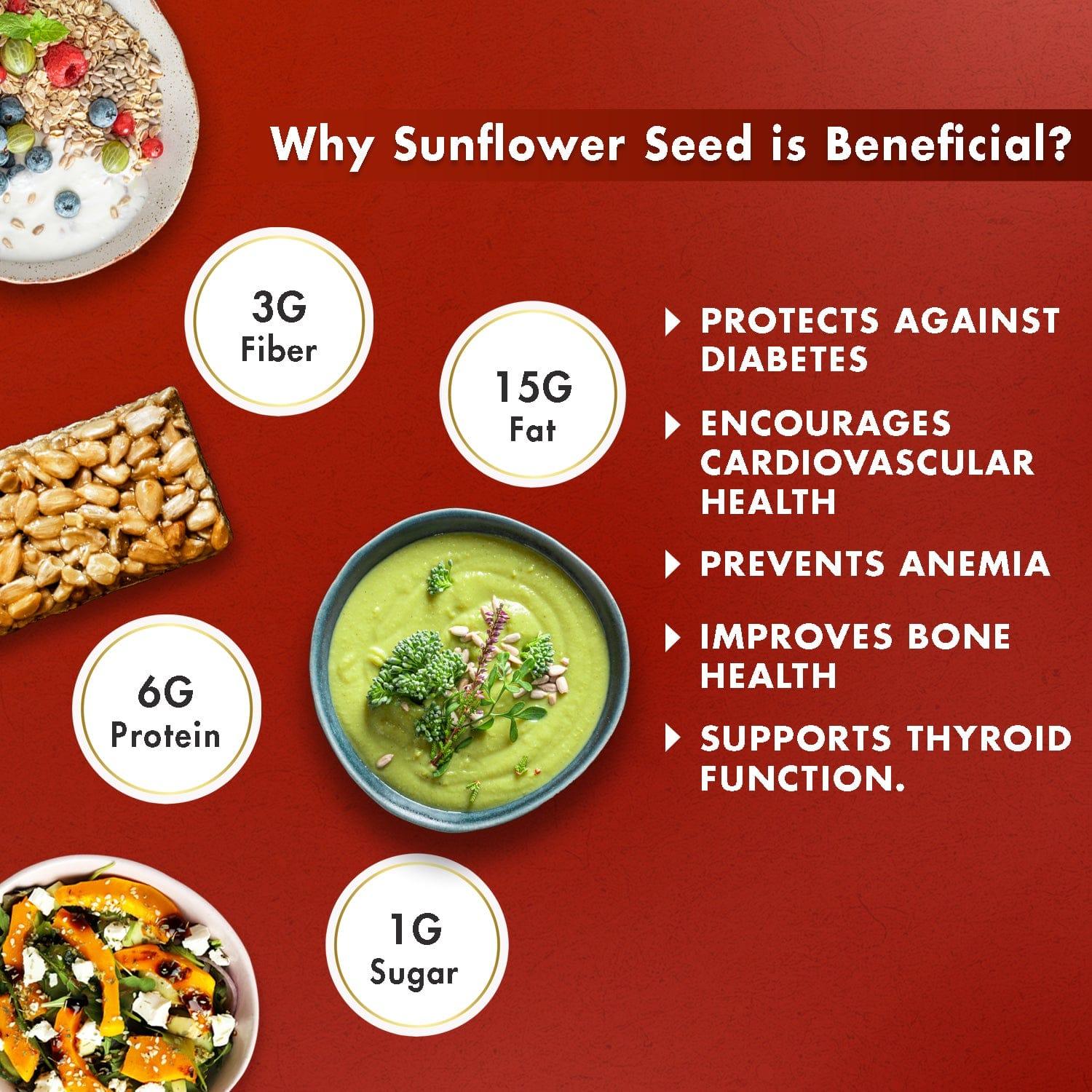why sunflower seeds is beneficial