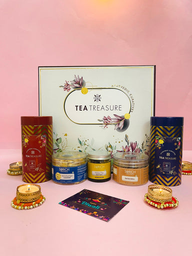 Tea Treasure Celebration Diwali Gift Hamper for Family and Friends - Sorich