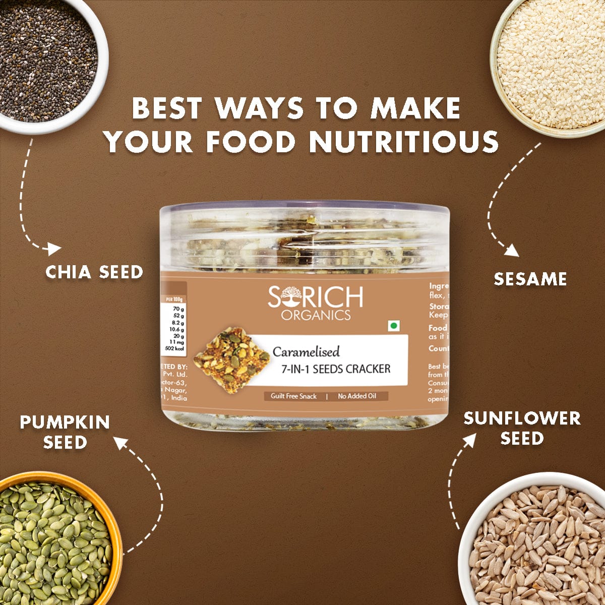 seed cracker ingredients