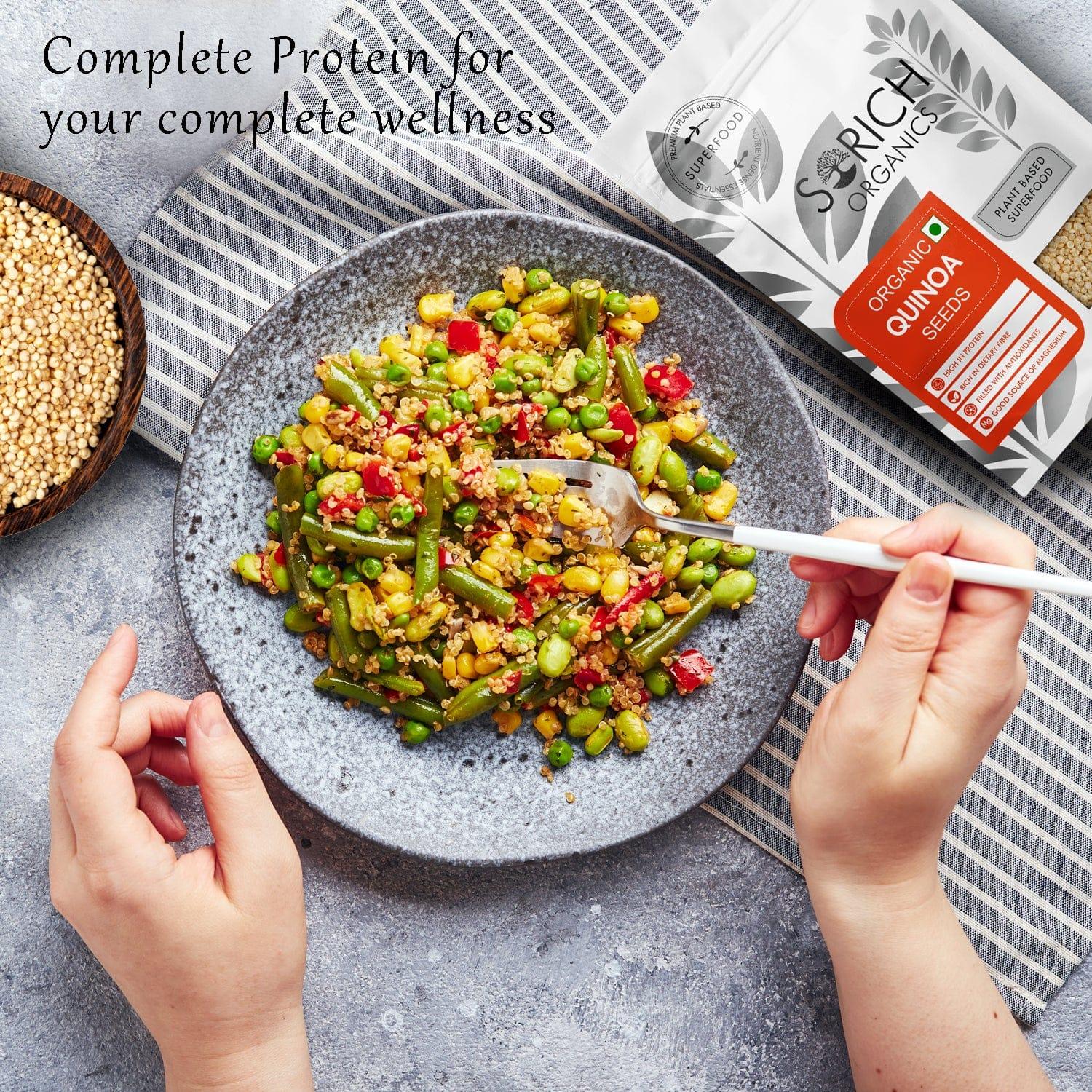 quinoa seed contain protein